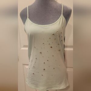 NWT Juicy Couture Mint Green Embellished Tank